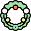Christmas wreath icon 64x64