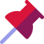 Push pin icon 64x64