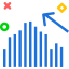 Bar chart icon 64x64