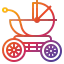 Baby stroller icon 64x64