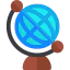 Earth globe icon 64x64
