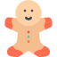 Gingerbread man icon 64x64