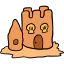 Sand castle icon 64x64