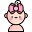 Baby girl icon 64x64
