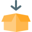 Открытая коробка иконка 64x64