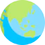 Earth globe icon 64x64