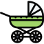 Baby carriage icon 64x64