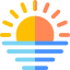 Beach sunset ícono 64x64