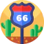 Road sign icon 64x64