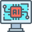 Artificial intelligence icon 64x64