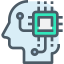 Artificial intelligence icon 64x64