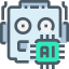 Artificial intelligence icon 64x64