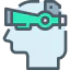 Virtual reality icon 64x64