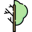 Deciduous tree icon 64x64