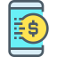 Mobile banking icon 64x64