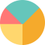 Pie chart icon 64x64