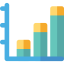 Bar chart icon 64x64