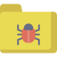 Infected folder icon 64x64