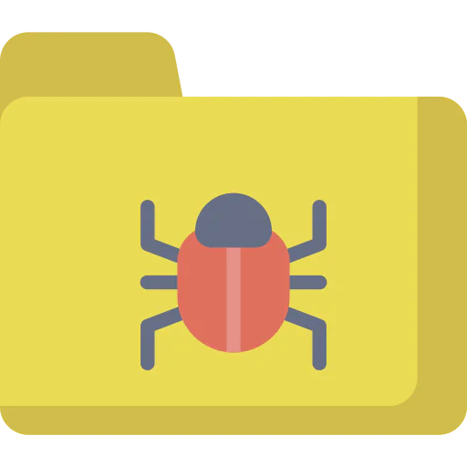 Infected folder icon