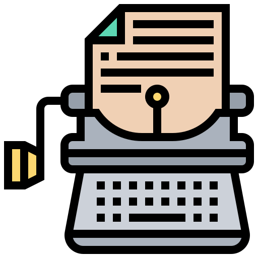 Typewriter icon