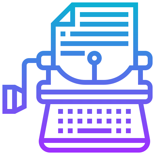 Typewriter icon