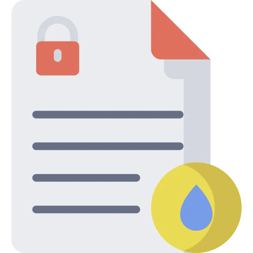 Data leak icon