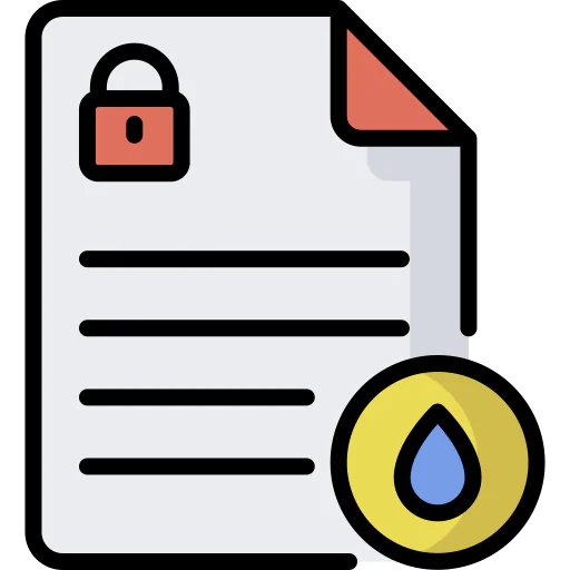 Data leak icon