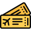 Plane ticket icon 64x64