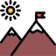 Mountains icon 64x64