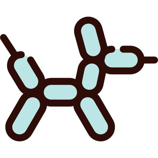 Balloon modelling icon