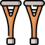 Crutches icon 64x64