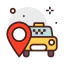 Taxi stop icon 64x64
