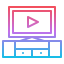 Watching tv Ikona 64x64