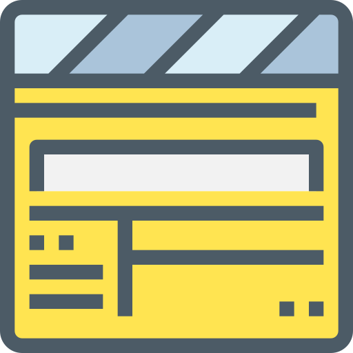 Clapperboard icon