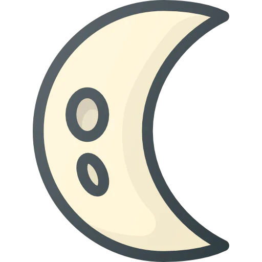 Half moon icon