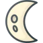 Half moon icon 64x64
