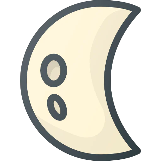 Half moon icon
