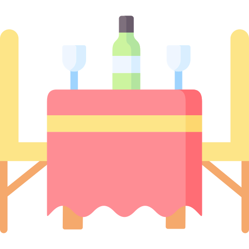 Dinner table icon