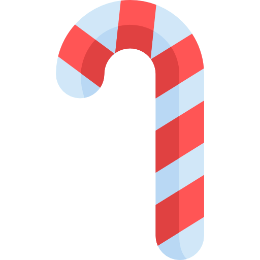 Candy cane icon