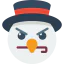 Angry face icon 64x64