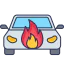 Burning car アイコン 64x64