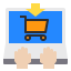 Shopping cart icon 64x64