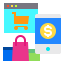 Online shopping icon 64x64