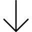 Down arrow icon 64x64