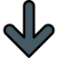 Down arrow icon 64x64