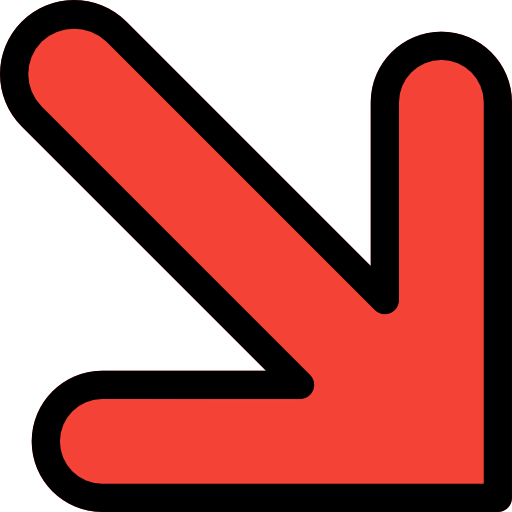 Diagonal arrow icon