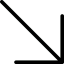 Diagonal arrow icon 64x64