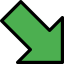 Diagonal arrow icon 64x64