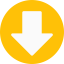 Down arrow icon 64x64