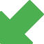 Diagonal arrow icon 64x64